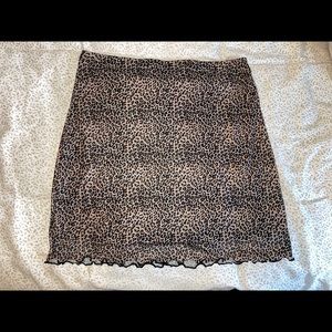 Animal Print Skirt